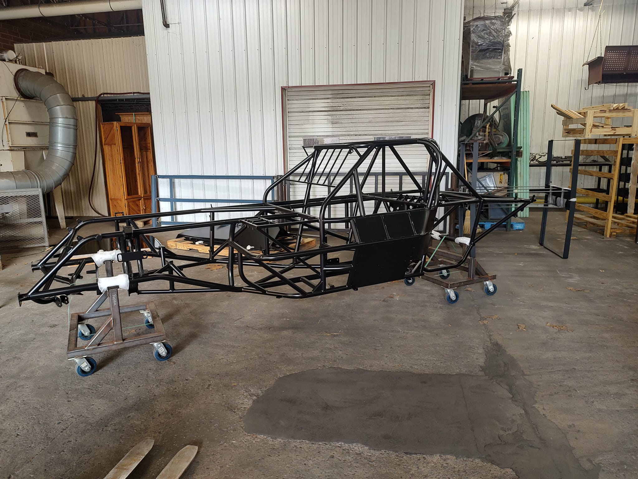 Black Race Car Chassis